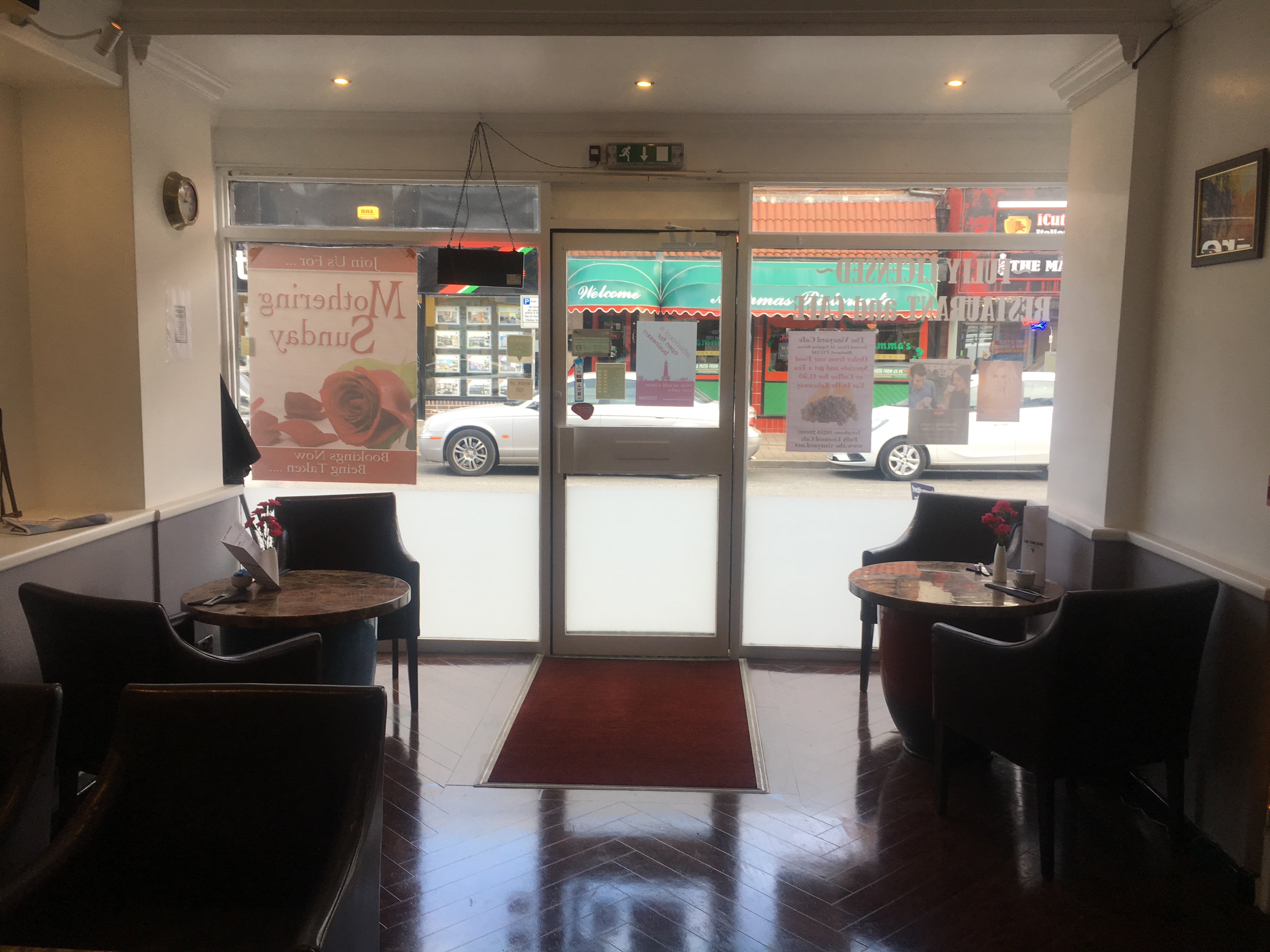 The Vineyard Café & Bistro Blackpool | 55 Topping Street, Blackpool FY1 3AF | +44 1253 921464
